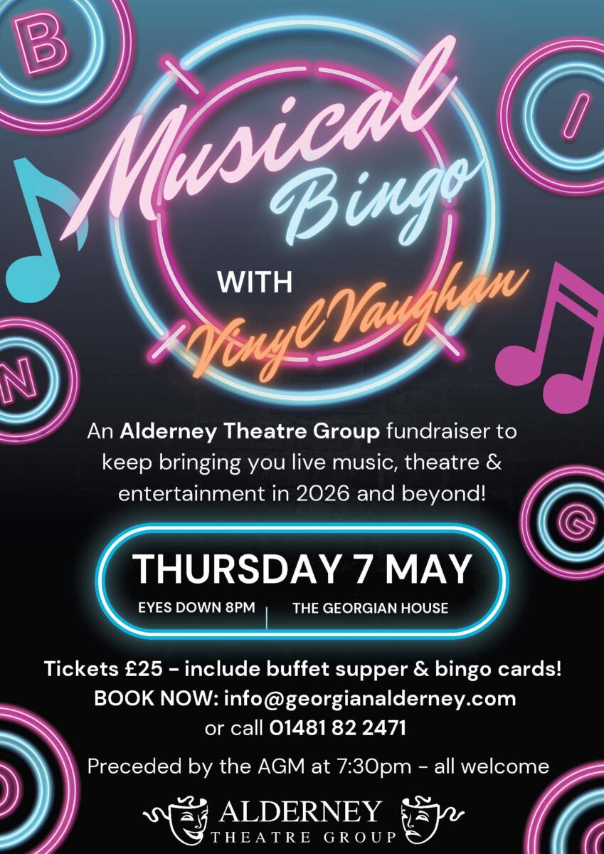 AGM on 7th May at 7:30pm followed by a hilarious and highly entertaining Musical Bingo Night